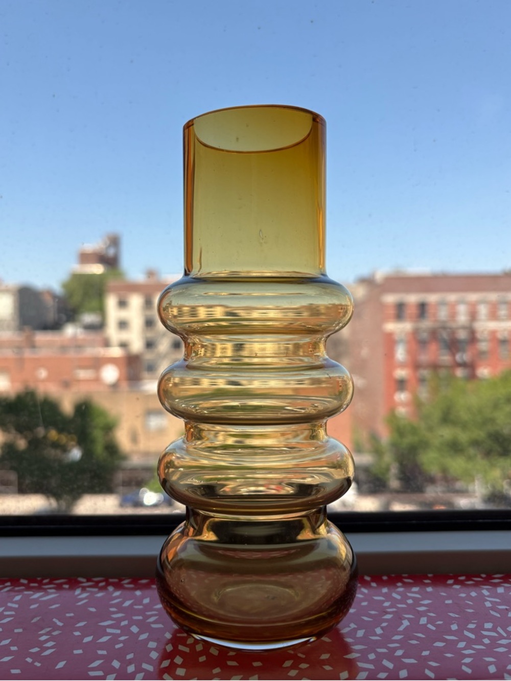Normann Copenhagen x Tivoli Amusement Park Balloon Vase - Caramel 7”x2.75”
